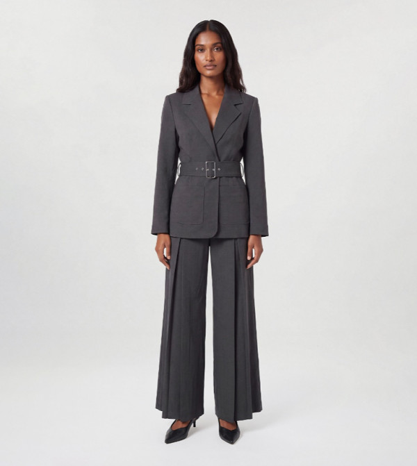 Tailored Wide Leg Trousers