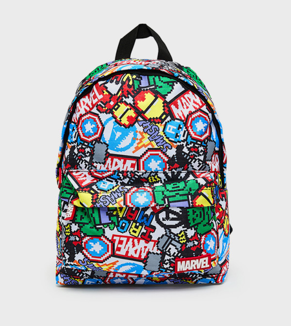 Marvel Avengers Printed Zippered Backpack
