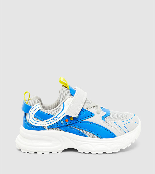 Color Block Velcro Closure Sneakers