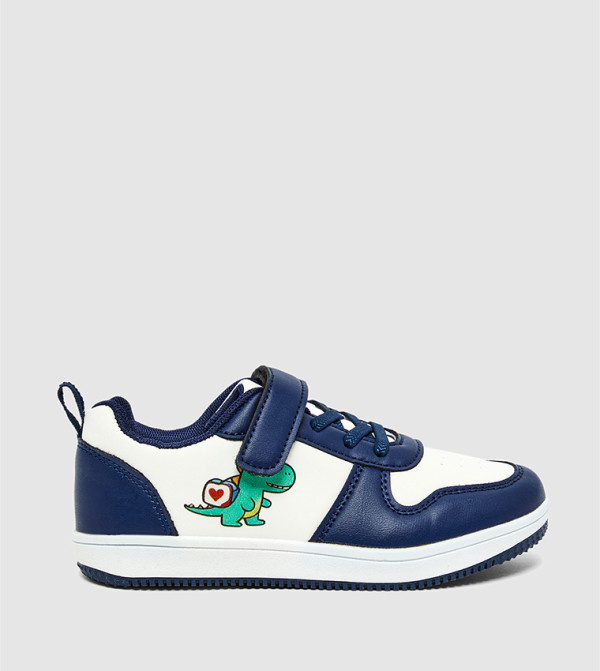 Printed Velcro Closure Sneakers