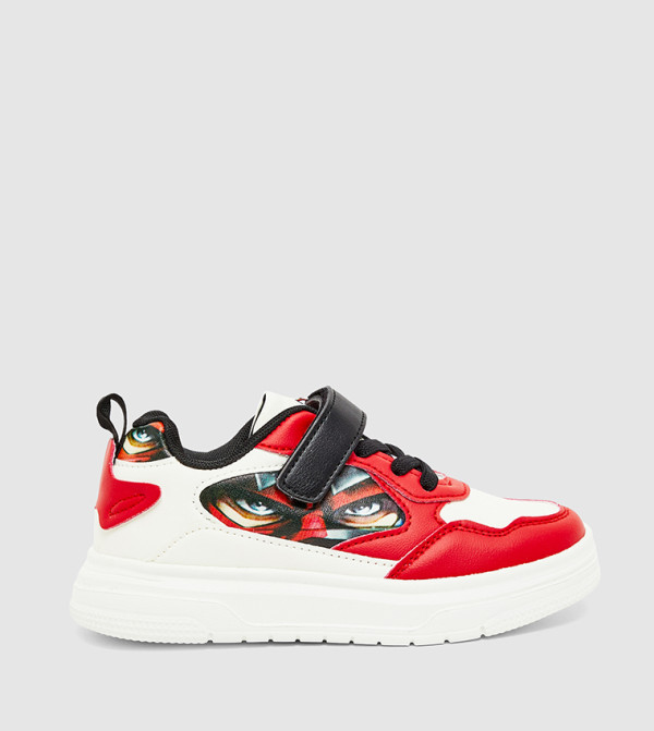 Color Block Velcro Closure Sneakers