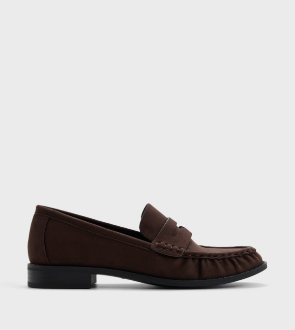 BOBBYY Ruched Slip-On Loafers