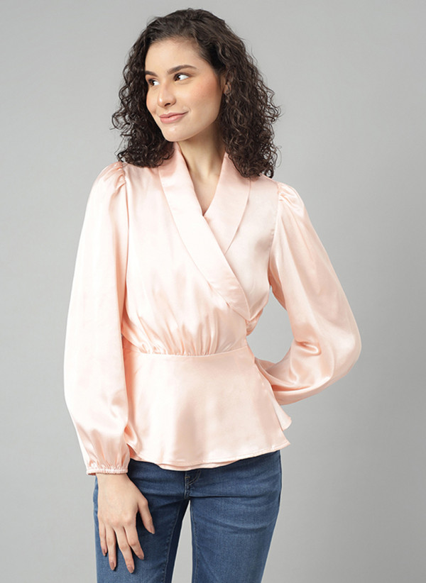 Solid Wrap Top