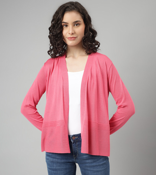 Knitted Long Sleeves Cardigan