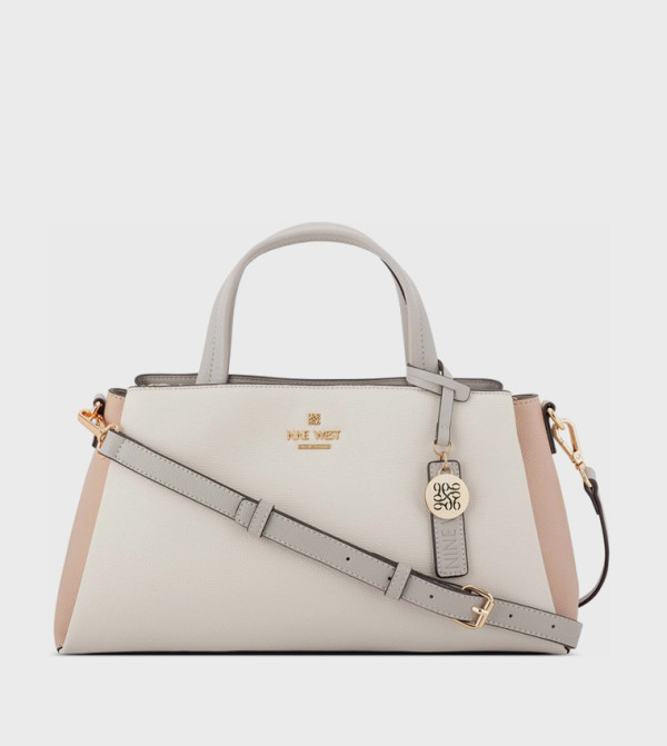 Textured Satchel Bag