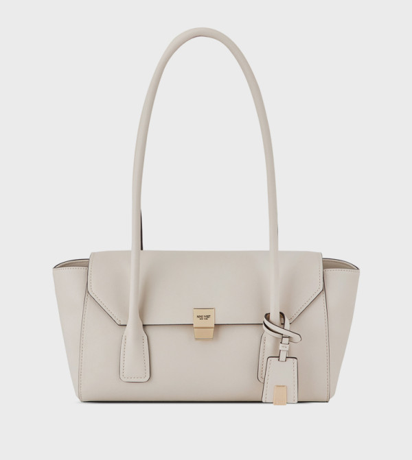 Textured Flap Shoulder Bag