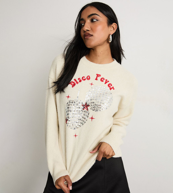 Disco Fever Christmas Jumper