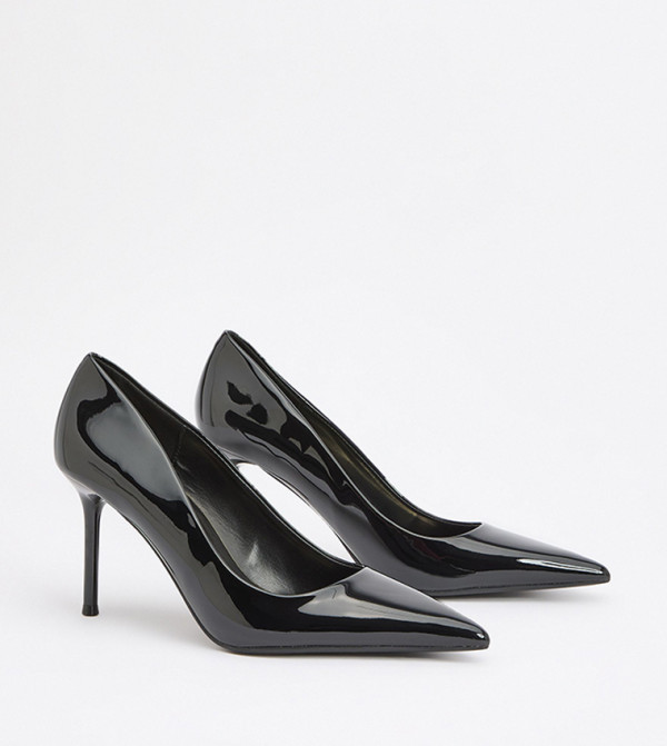 Sophie Faux Patent Leather Stiletto Heel Pumps