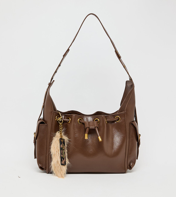 BTHAYER Textured Shoulder Bag