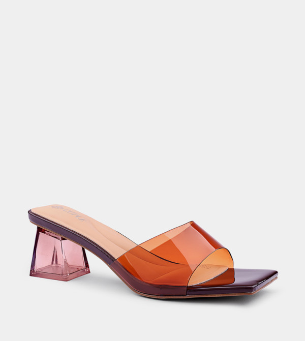 Open Toe Block Heel Sandals