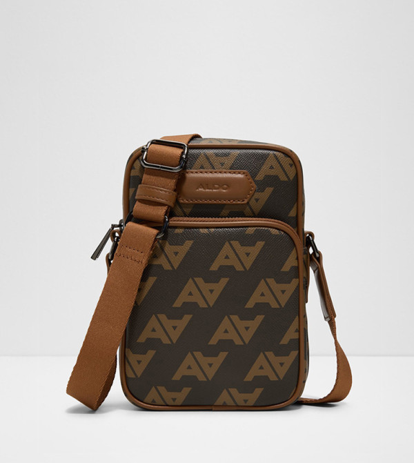 CAEKATH Logo Patterned Crossbody Bag
