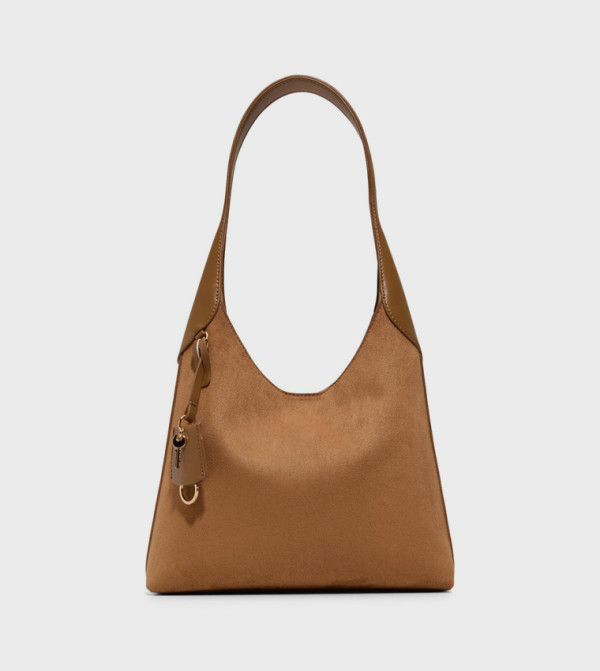 CALLIIOPE Textured Snap Button Shoulder Bag