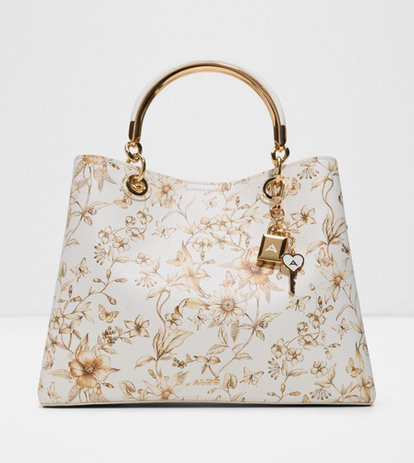 CARENA Floral Zip Satchel Bag