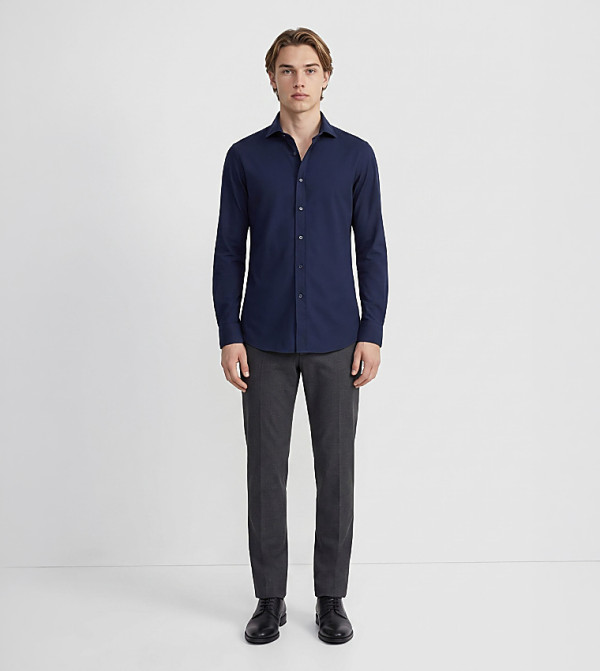 Solid Long Sleeves Shirt