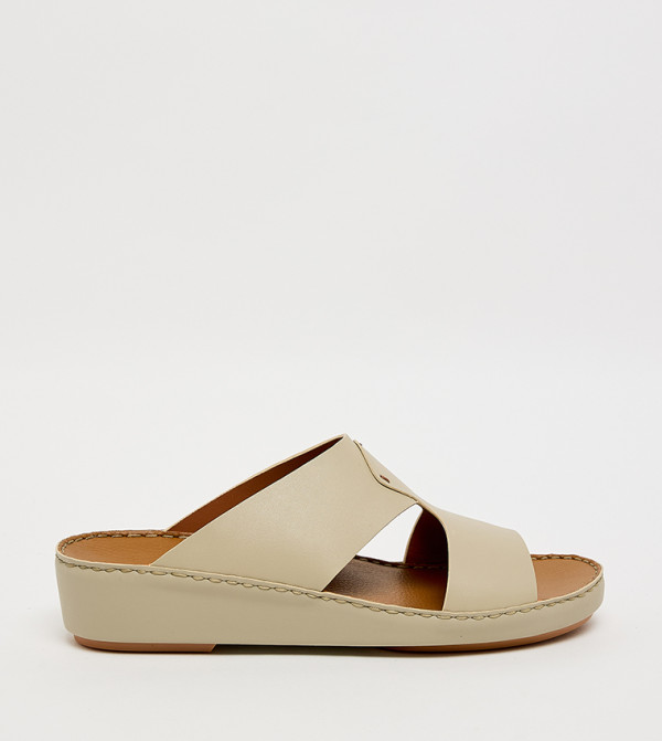 Solid Open Toe Arabic Sandals