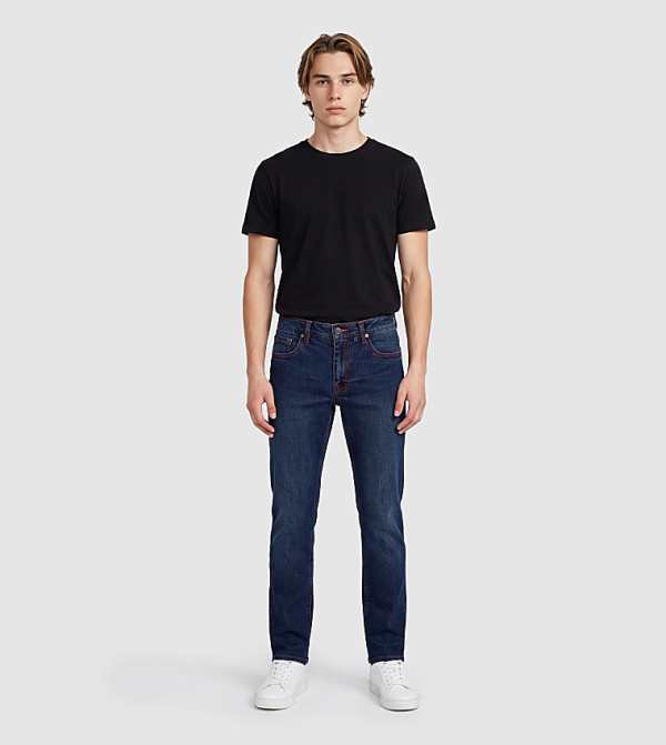 Washed Slim Fit Jeans