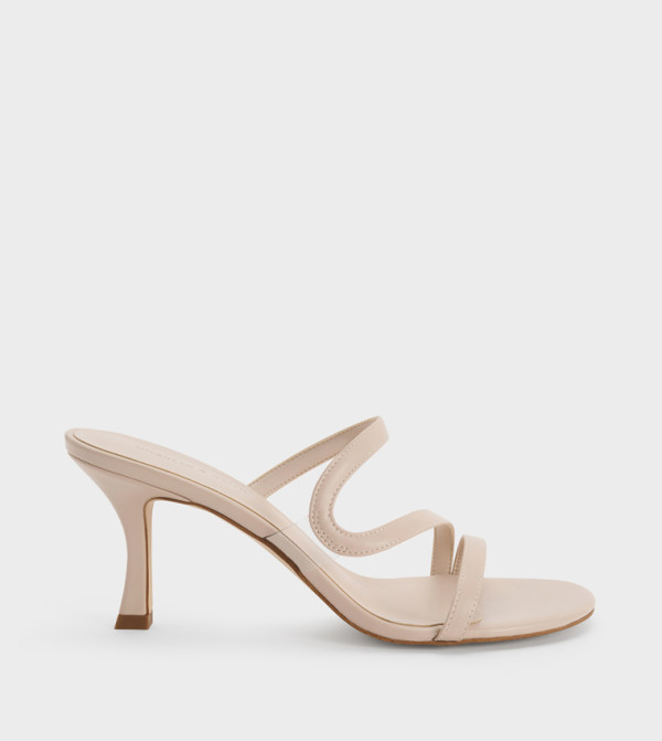 ARDEN Solid Strappy Heeled Sandals