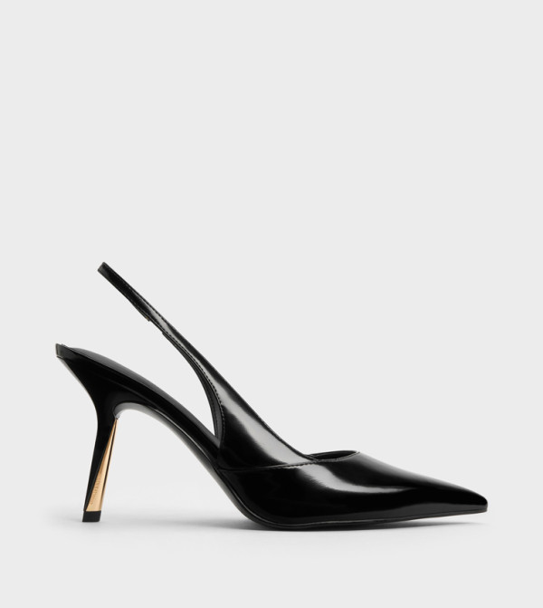 TAYLEN Solid Slingback Stiletto Heel Pumps