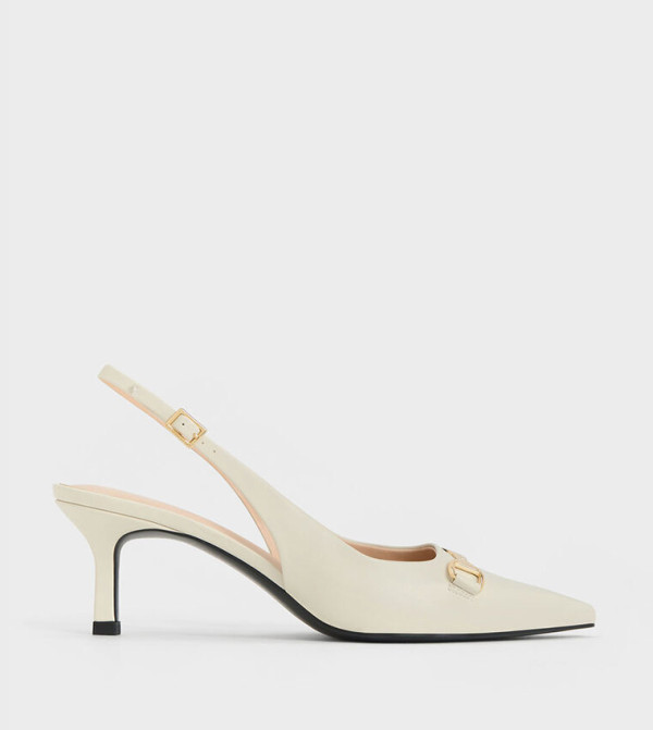 LESLIE Pointed Toe Slingback Pumps