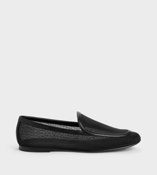 MACKIE Mesh Round Toe Loafers