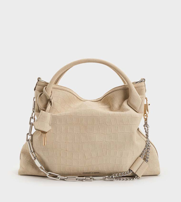 DELFINA Chain-Link Tote Bag