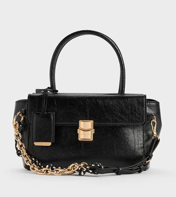 ACELYNN Rope-Chain Top Handle Bag