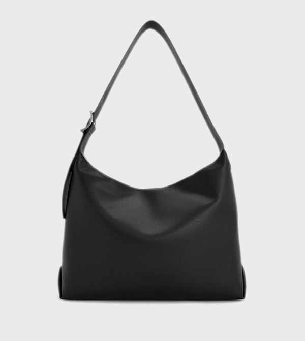 LARSEN Buckle-Strap Shoulder Bag