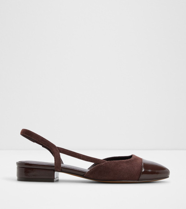 CLEMENTINNE Cap Toe Slingback Flat Shoes
