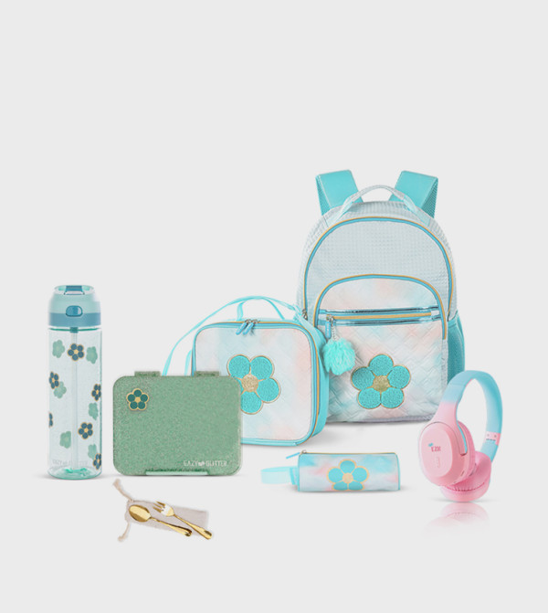 6-Piece 18" Printed School Bag Set