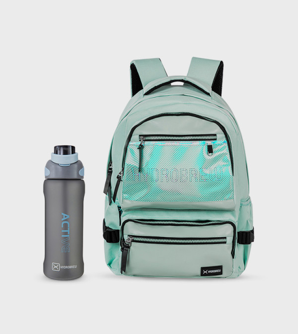 18" Backpack with Sip Switch Tritan Water Bottle, 1000ml