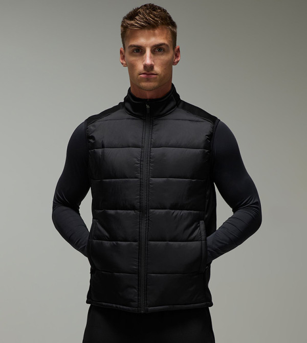 Solid Quilted Gilet
