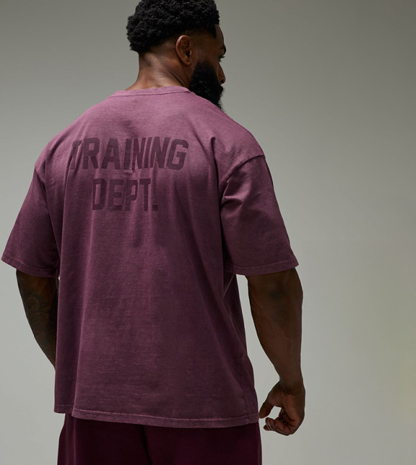 Training Dept Washed Oversized T-Shirt
