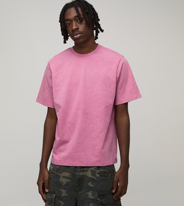 Essential Washed Boxy Fit Heavyweight T-Shirt