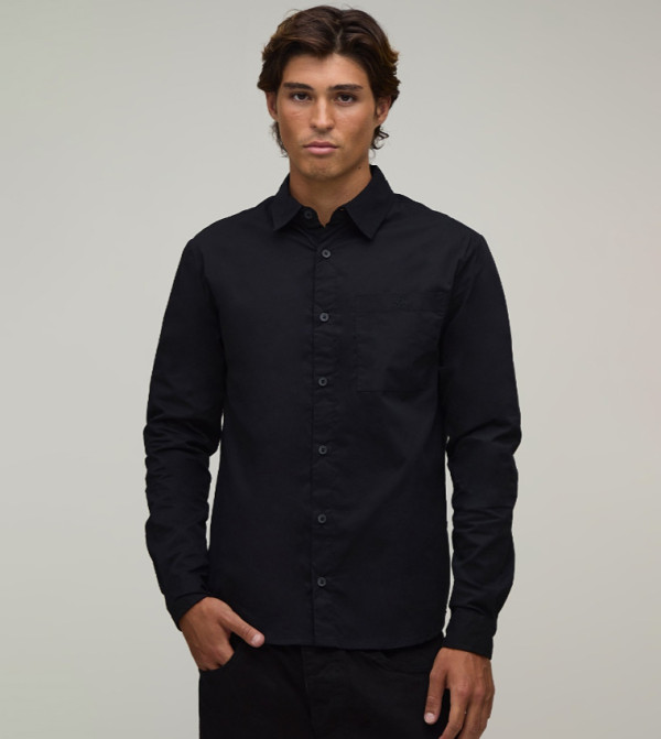 Solid Regular Fit Long Sleeves Shirt