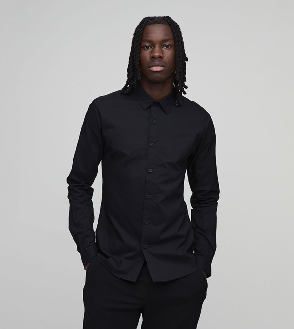 Long Sleeves Muscle Fit Shirt