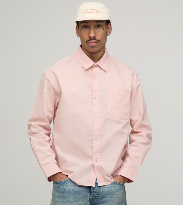Long Sleeves Oversized Oxford Shirt