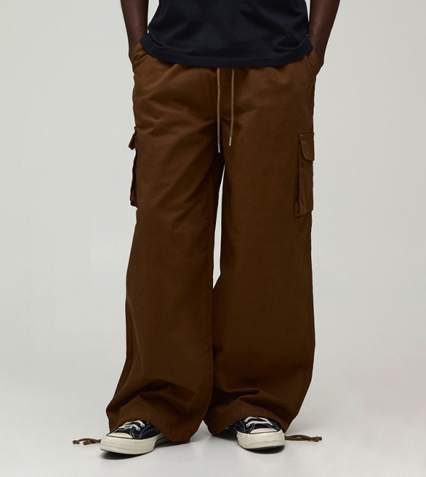 Parachute Fit Elasticated Cargo Trousers