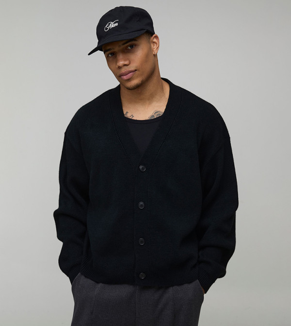 Soft Touch Knitted Oversized Cardigan