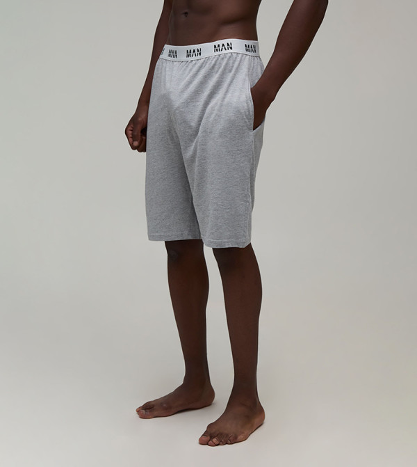 Plus & Tall Logo Waistband Lounge Shorts