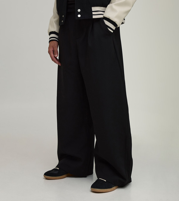 Tailored Contrast Panel Extreme Balloon Fit Trousers