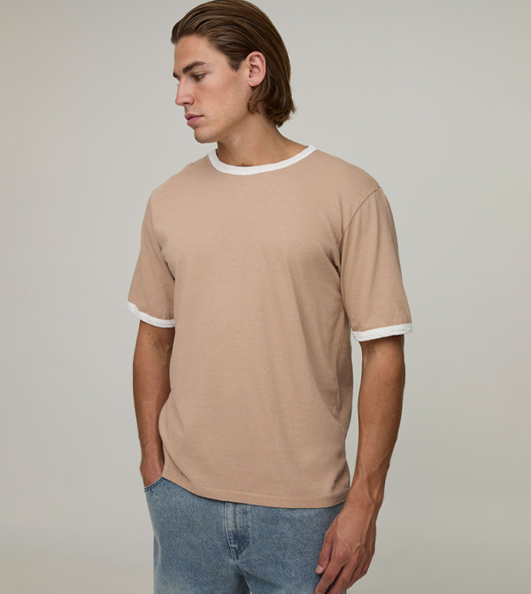 Vintage Wash Ringer Regular Fit T-Shirt