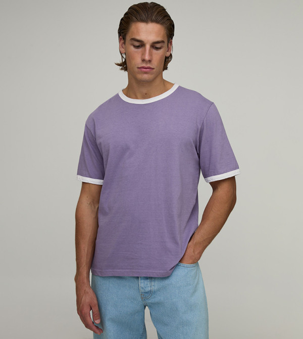 Vintage Wash Ringer Regular Fit T-Shirt