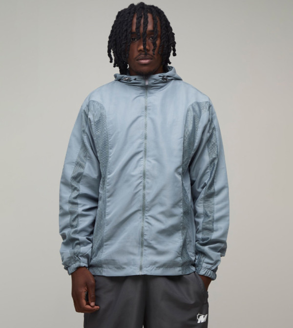 Tall Tonal Colour Block M Star Hooded Jacket