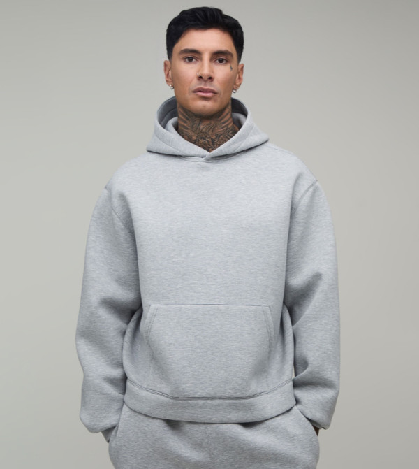 Tall Long Sleeves Scuba Boxy Hoodie