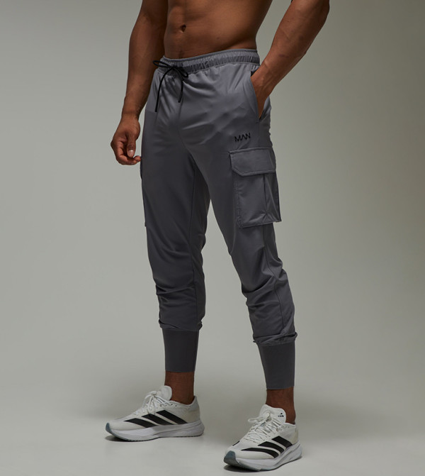 Slim Fit Cuffed Cargo Active Joggers