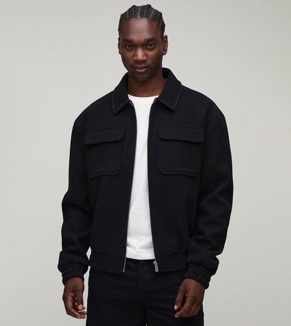 Plus & Tall Regular Fit Official Rope Harrington Jacket
