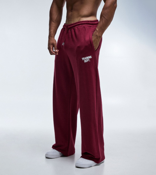 Loopback Wide Leg Sweatpants