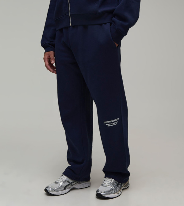 High Build Printed Straight Fit Sweatpants