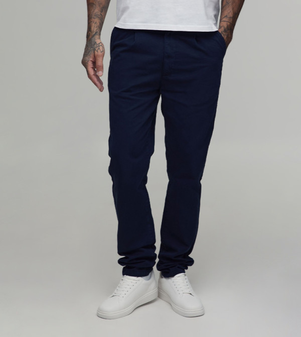 Tall Essential Slim Fit Pleat Front Trousers