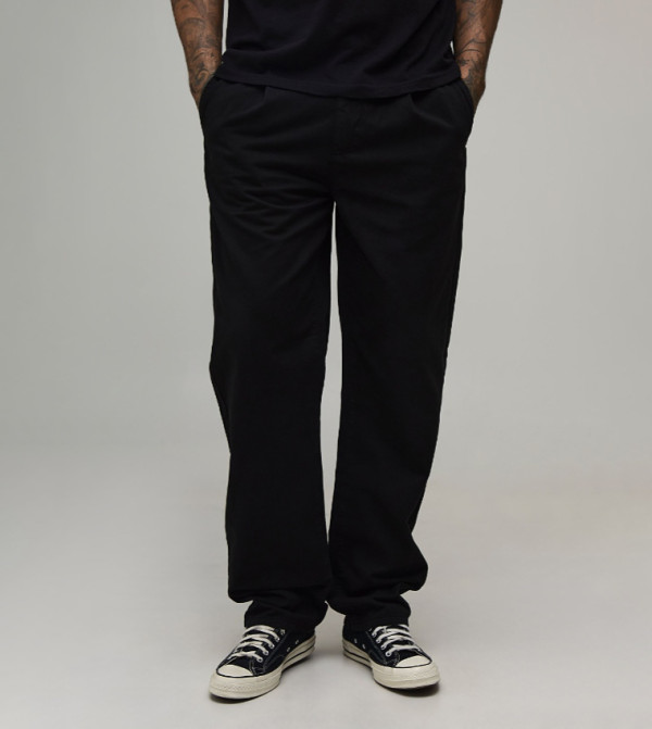 Tall Straight Fit Crease Front Trousers